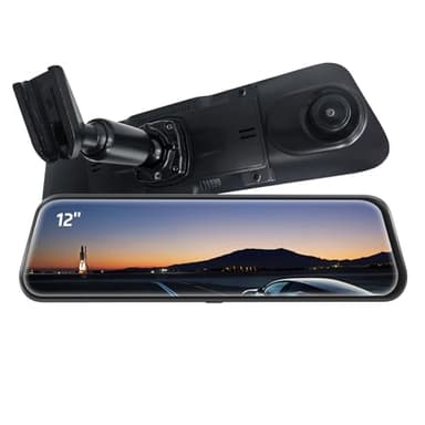 Pelsee Bracket for 12‘’ Mirror Dash Cam Rear View Dash Camera Mount(P12 Pro/P12 Plus/S12 Pro), Not for P12 Pro Max