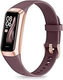 Fitness Tracker with Step Counter/Calories/Stopwatch, Activity Tracker, Health Tracker with Heart Rate Monitor, Sleep Tracker,1.10''AMOLED Touch Color Screen, Pedometer Watch for Women Men