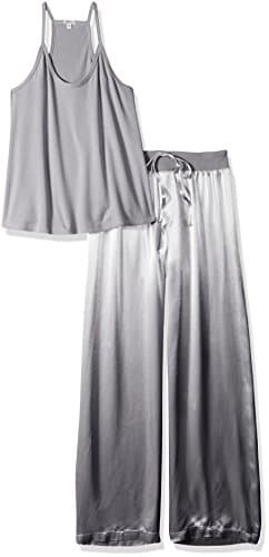 pj harlow womens Cami/Jolie Pajama Set, Dark Silver, Small US