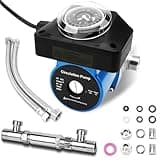 ZAIGANMA Hot Water Recirculating Pump with Timer Recirculation System & Sensor Valve 304 Stainless Steel Bybass Valve Kit for Tank Water Heaters, Instant Hot Water Directly Replace 595916, 095580