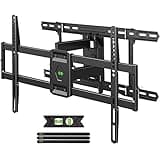 USX MOUNT UL Listed TV Wall Mount for 42"-85" TVS, Fits 16" 18" or 24" Studs, Full Motion TV Mount Swivel Tilt Extension TV Bracket with Dual Articulating Arms, Max VESA 600x400mm, Load 110lbs