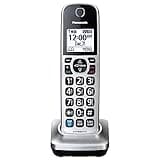 Panasonic Cordless Phone Handset, Pair with up to 4 Bluetooth Wireless Headphones, Expandable, KX-TGD89x and KX-TGF89x Series Compatible - KX-TGDA99S (Silver)
