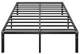 HLIPHA Metal Platform Bed Frame 14 Inch Tall,No Box Spring Needed,King Size Bed with Heavy Duty Strong Support Slats,Easy to Assemble,Black