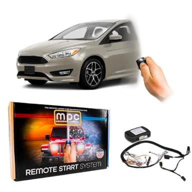 MPC Factory Remote Activated Remote Start Kit Compatible with 2012-2015 Ford Focus - Plug & Play - Firmware Preloaded