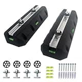 Mini Split Bracket for 7000-36000BTU AC Mounting Bracket Base,Heavy-Duty Condenser Pad for Air Conditioners Condensers Rubber Isolator Mount Anti-Vibration Ground Stand Mount Outside (7000-36000BTU)