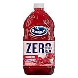 Ocean Spray® ZERO Sugar Cranberry Juice Drink, Cranberry Juice Drink Sweetened with Stevia, 64 Fl Oz Bottle