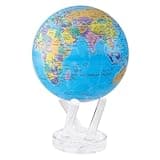 MOVA Globe Blue Political Map 4.5"
