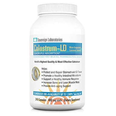 Colostrum-LD Capsules Colostrum with Liposomal Delivery - High Absorption - 240 Capsules