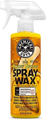 Chemical Guys Spray Wax Blazin' Banana - Carnauba Car Wax Spray for High Gloss Shine and Protection, Safe for Cars, Trucks, SUVs, RVs, and More - 16 oz