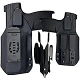 S. A. Self Defense Holster, Black - IWB & OWB Combo, Kydex, Custom Build (Right) Fits The Byrna SD