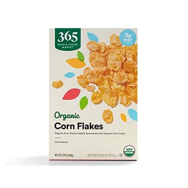 365 by Whole Foods Market, Organic Corn Flakes Cereal, 12 Ounce