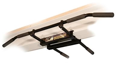 PRO Mountings I-Beam Pull Up Bar/Chin up Bar (Black Long Bar with Bent Ends)