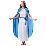 Morph Costumes Virgin Mary Costume For Women Blue Biblical Christmas Nativity Outfit For Adults Holiday Celebrations, Medium