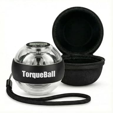 TorqueBall Gyroscope Wrist Training Ball, Automatic Start Grip Strength Device For Wrist, Forearm, And Arm Exercises, Portable Stress Reducing Sports Ball For Fitness Training, Suitable For People Aged 12 And Above