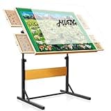 ALL4JIG Puzzle Table for Adults Gifts, Wooden Jigsaw Puzzle Table with 4 Drawers, Upgraded Stability & Optimized Lightweight Design, Puzzles for Adults 2000 Pieces