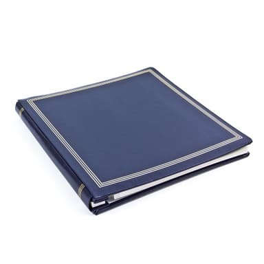 Large Magnetic Page X-Pando Photo Album, Navy Blue
