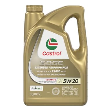 Castrol Edge Extended Performance 5W-20 Advanced Full Synthetic Motor Oil 5 Quart