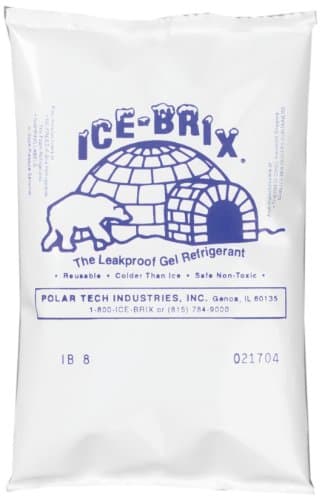 Polar Tech | IB 6 | ICE-BRIX & XTREME BRIX Cold Packs | 6 oz, 6" x 4" x 3/4" (Case of 48)
