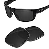 Tintart Performance Lenses for Oakley Drop Point OO9367 Sunglasses, Rectangular, Black, Polarized, Modern Style, 100% UVA/B/C Protection, Full Frame, Men
