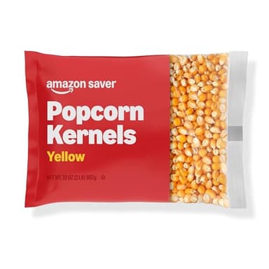 Amazon Saver, Popcorn Kernels, Yellow, 32 Oz