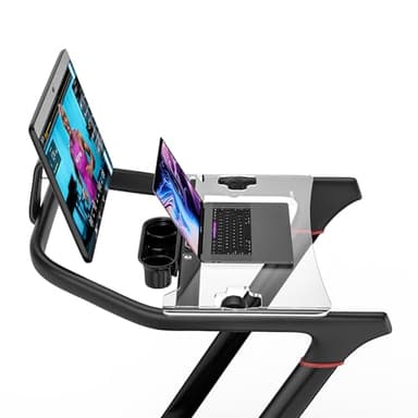 SELINA® Tread Laptop Tray Compatible with the New Peloton Tread - Desk Attachment Specifically Designed for Your Peloton Tread - Walk While You Work With Sturdy Treadmill Tray - Dedicated Phone Holder
