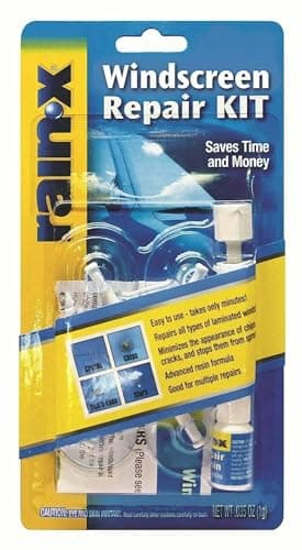 RainX Fix a Windshield Do it Yourself Windshield Repair Kit, for Chips, Cracks, Bulll's-Eyes and Stars