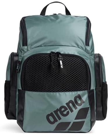 ARENA One Go Backpack Swimming Athlete Sports Gym Rucksack Multisport Daypack Medium Size Training Gear Equipment Swim Bag for Men and Women, 35 Liters, Sage