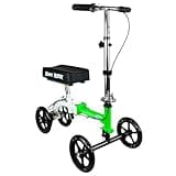 KneeRover GO Knee Scooter - The Most Compact Portable Knee Walker for Adults for Foot Surgery, Broken Ankle, Foot Injuries - Foldable Knee Rover Scooter for Broken Foot Injured Leg Crutch Alternative