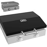 Upgraded Hinged Lid for Blackstone 1666 22" Omnivore Original Tabletop Griddle (2024 Model), Griddle Cover with Thermometer for Blackstone 1666 1813 2203 2271 2020 2205 22In Blackstone Griddle Case