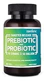 Zentastic Probiotics & Prebiotics Supplement - 50 Billion CFU - for Men & Women’s Immune & Digestive Health - 16 Strains - Shelf Stable - 60 Delayed Release Veggie Capsules