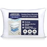 Mediflow Water Pillow - Elite Collection, Down Alternative Pillow. Orthopedic Pillow for Neck Pain Relief, Adjustable Water Pillow for Sleeping.