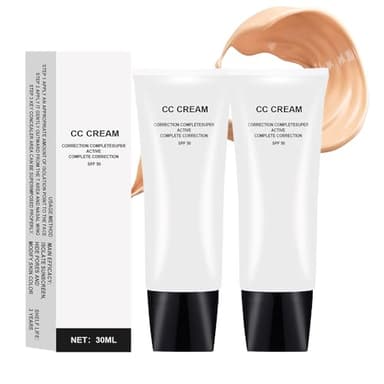 CC Cream with SPF 50, Complete Correction Super Active for Older Women, 30ml (Natural, 2Pcs)