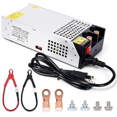 NUOFUWEI DC 12V 100A 1200W Power Supply 110V AC to 12v DC Converter Power Supply Adapter 100A 1200W Switch Transformer for Motor Pump CCTV Security Camera Car Stereo 3D Printer