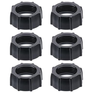 6 PCS Tightening Nut for Replacement Car Mount Screw-On for 17mm Ball Head, Car Phone Mount Replacement Parts Tightening Nut Ball Fixed Adapter Head Bracket Holder Ring for DVR Mobile Phone Holder