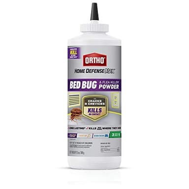 Ortho Home Defense Max Bed Bug & Flea Killer Powder, 12 oz. – Apply to Cracks and Crevices for Up to 8 Months of Control