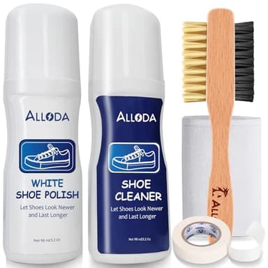 Alloda Shoe Cleaner & Shoe Whitener, Sneaker Cleaner, Shoe Cleaning Kit, One Stop Kit