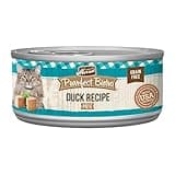 Merrick Purrfect Bistro Grain Free Premium Soft Canned Pate Adult Wet Cat Food, High Protein Duck Recipe - (Pack of 24) 3 oz. Cans