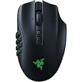 Razer Naga V2 Pro Wireless Gaming Mouse: Interchangeable Side Plate w/ 2, 6, 12 Button Configurations - Focus+ 20K DPI Optical Sensor - Fastest Gaming Mouse Switch - Chroma RGB Lighting