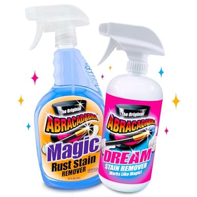 Abracadabra® Duo, Magic Rust Remover 32oz and Dream Stain Remover- 16oz