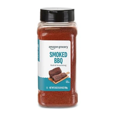Amazon Grocery, Smoked BBQ Rub & Seasoning, 25 Oz