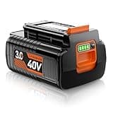 TenHutt 【Upgrade】 3.0Ah Replace Battery for Black&Decker 40V Lithium Battery for Black and Decker 40V Power+ Tools LBX2040 LBXR36 LBXR2036 LST540 LCS1240 LBX1540 LST136W Black+Decker Lithium Battery