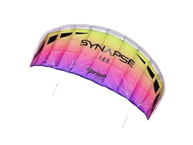Prism Kite Technology Synapse 140 Dual-line Parafoil Kite - an Ideal Entry Level Kite for Kids and Adults to Dual-line Kiting, Plasma