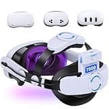Kawaye 7500mAh Battery Head Strap for Meta Quest 3S/Quest 3/Quest 2 Head Strap, Double Knobs Adjustable Elite Strap Replacement,VR Headset Accessories Strap Enhanced Support&Comfort&Reduce Pressure