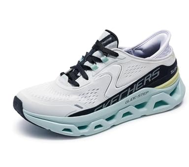Skechers Women's Glide-Step Altus Hands Free Slip-Ins, White/Multi, 7 Wide