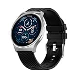 Motorola Moto Watch 120 - Premium Bluetooth Smartwatch with AMOLED Display, 10-Day Battery, Heart Rate & SpO2 Tracking, Fitness & Health Monitoring, Compatible with Android and iPhone - Silver