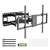 Mount-It! Heavy Duty XXL Full Motion TV Wall Mount for Extra Large TVs, max VESA 900x600, Holds up to 264lb, Swivel Tilt Extension Adjustable TV Mount for 60", 65", 70", 75", 80", 85", 90", 100 inch+