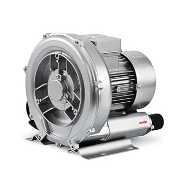 Byjoph Regenerative Blower High-Pressure Vortex Ring Blower 110V 60Hz Single Phase 0.4HP 33CFM for Sewage Aeration Aquarium Fish Pond