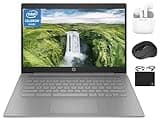 HP Chromebook Thin Laptop Student Business 2024, 14" HD Display, Quad-Core Intel Celeron N4120 Processor, 4GB RAM, 64GB eMMC, HD Webcam, WiFi, Long Battery, Chrome OS +HubxcelAccessory Gray