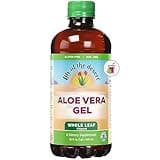 Lily Of The Desert Aloe Vera Gel, Preservative Free - Whole Leaf Filtered Thicker Consistency Aloe Vera Drink with Natural Vitamins, Digestive Enzymes for Gut Health, Wellness, Glowing Skin, 32 Fl Oz