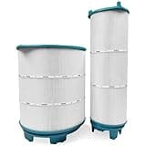 Hurricane HF-STR-SET Advanced Pool Filter Cartridge Inner and Outer 21" Set - Replacement for Sta-Rite 25021-0200S & 25022-0201S System 3 S7M120 Set